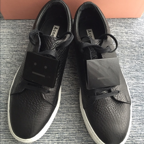 Acne Studios Adriana Grain Black/White sneakers - Picture 1 of 3
